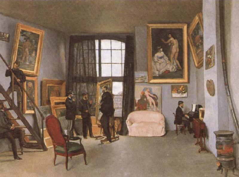 Frederic Bazille The artist-s Studio Germany oil painting art